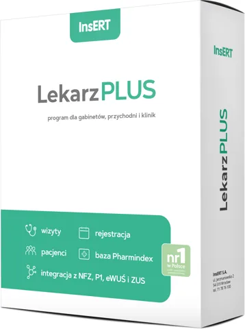 Lekarz PLUS — pudełko produktu InsERT