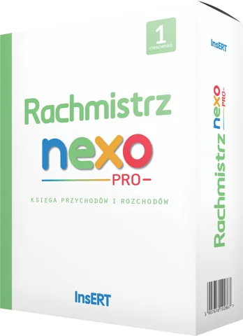 Rachmistrz nexo PRO — pudełko produktu InsERT